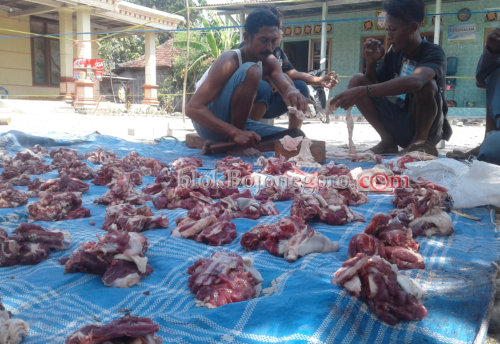Tahun Ini, Warga Kampung Kristen Sembelih 7 Kambing